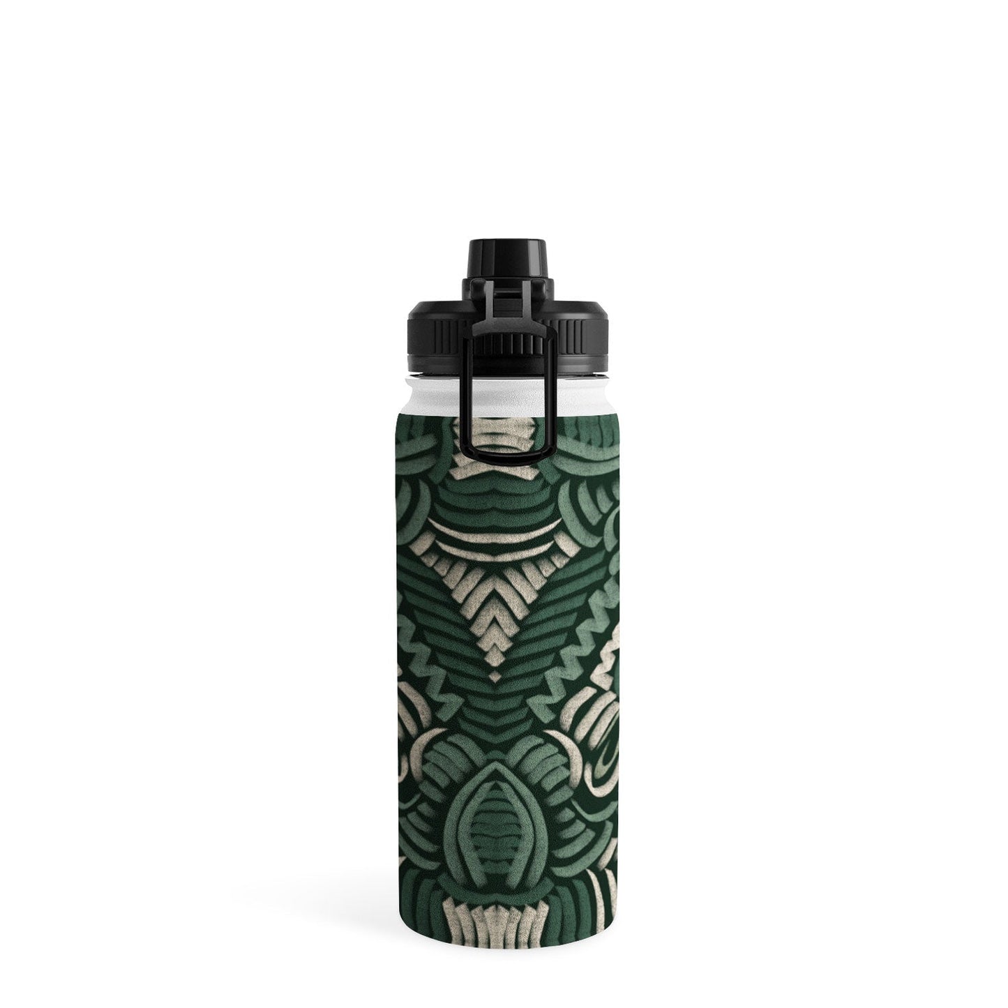 Marta Barragan Camarasa Intricate Forest Mosaic Water Bottle