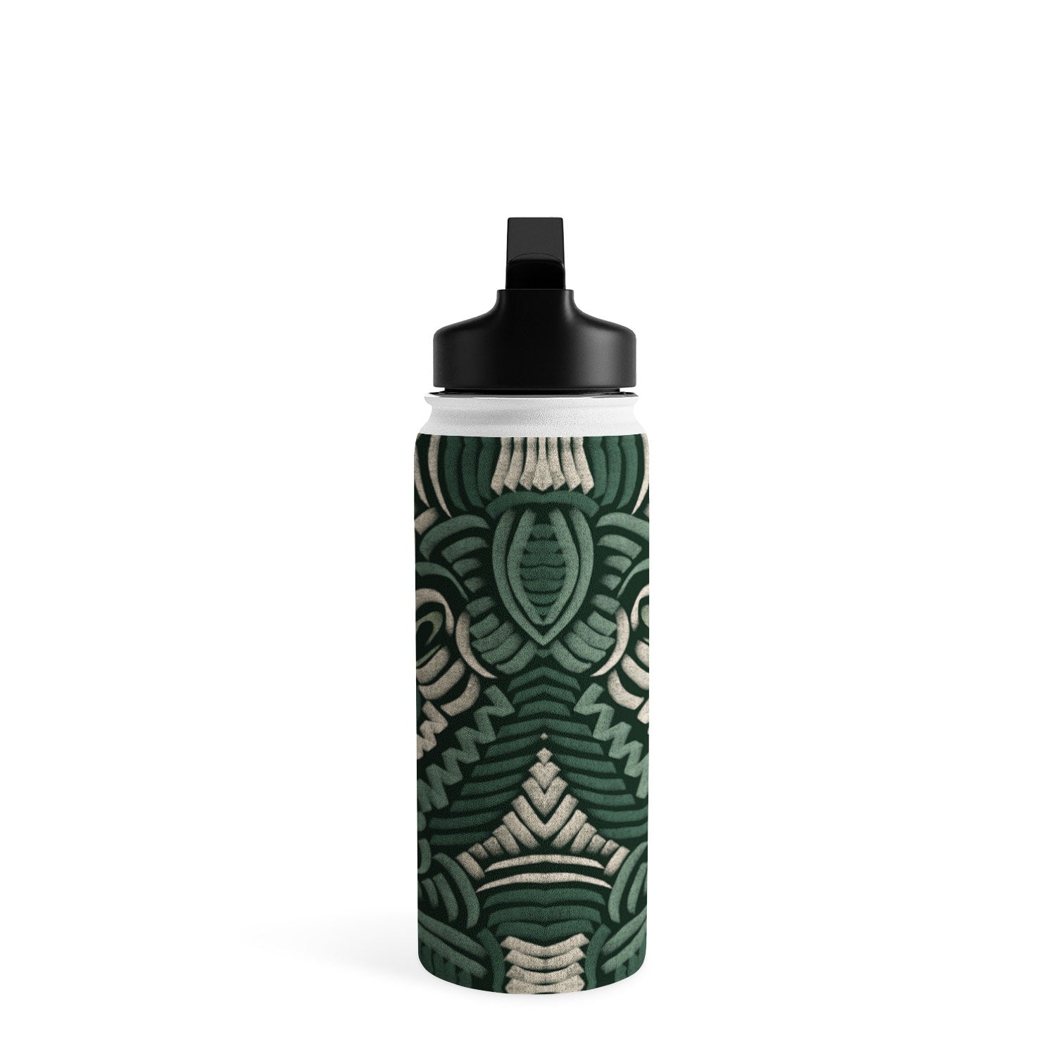 Marta Barragan Camarasa Intricate Forest Mosaic Water Bottle