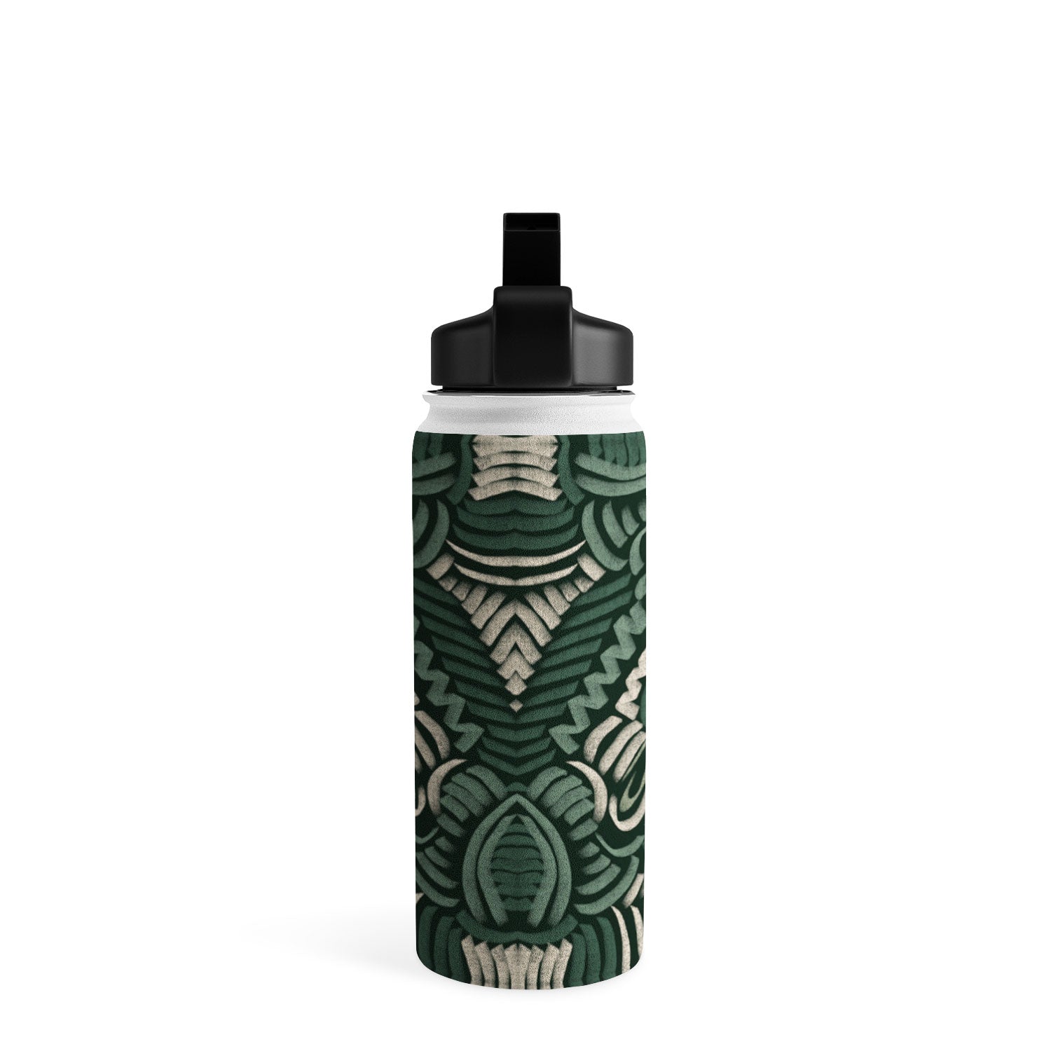 Marta Barragan Camarasa Intricate Forest Mosaic Water Bottle