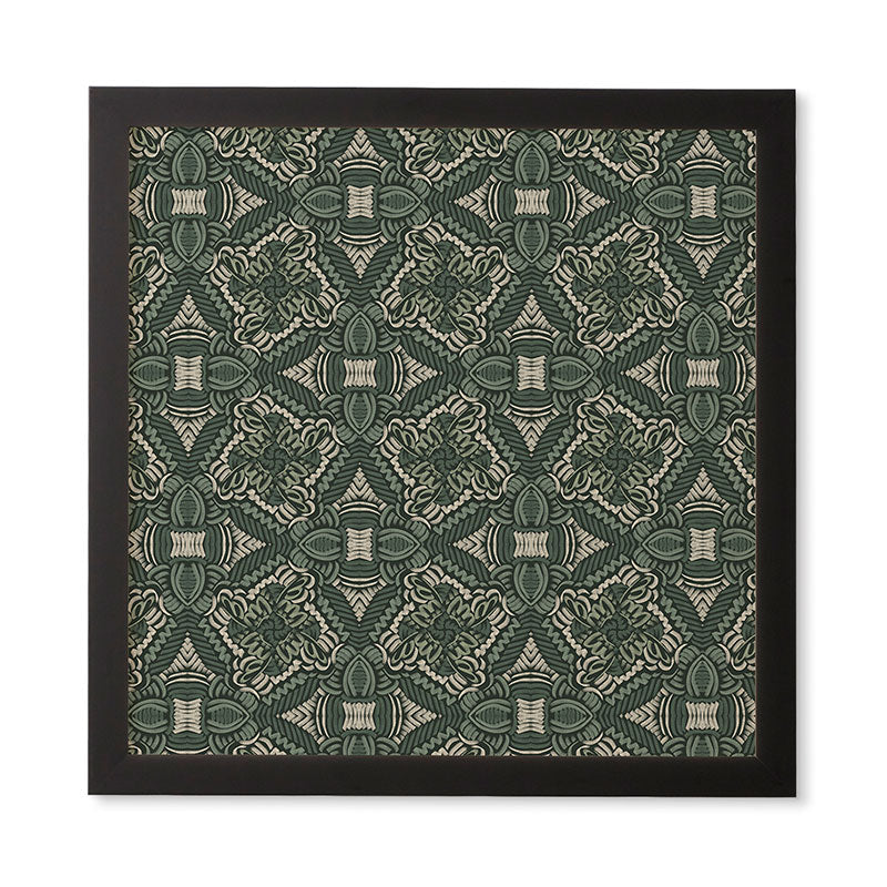 Marta Barragan Camarasa Intricate Forest Mosaic Framed Wall Art