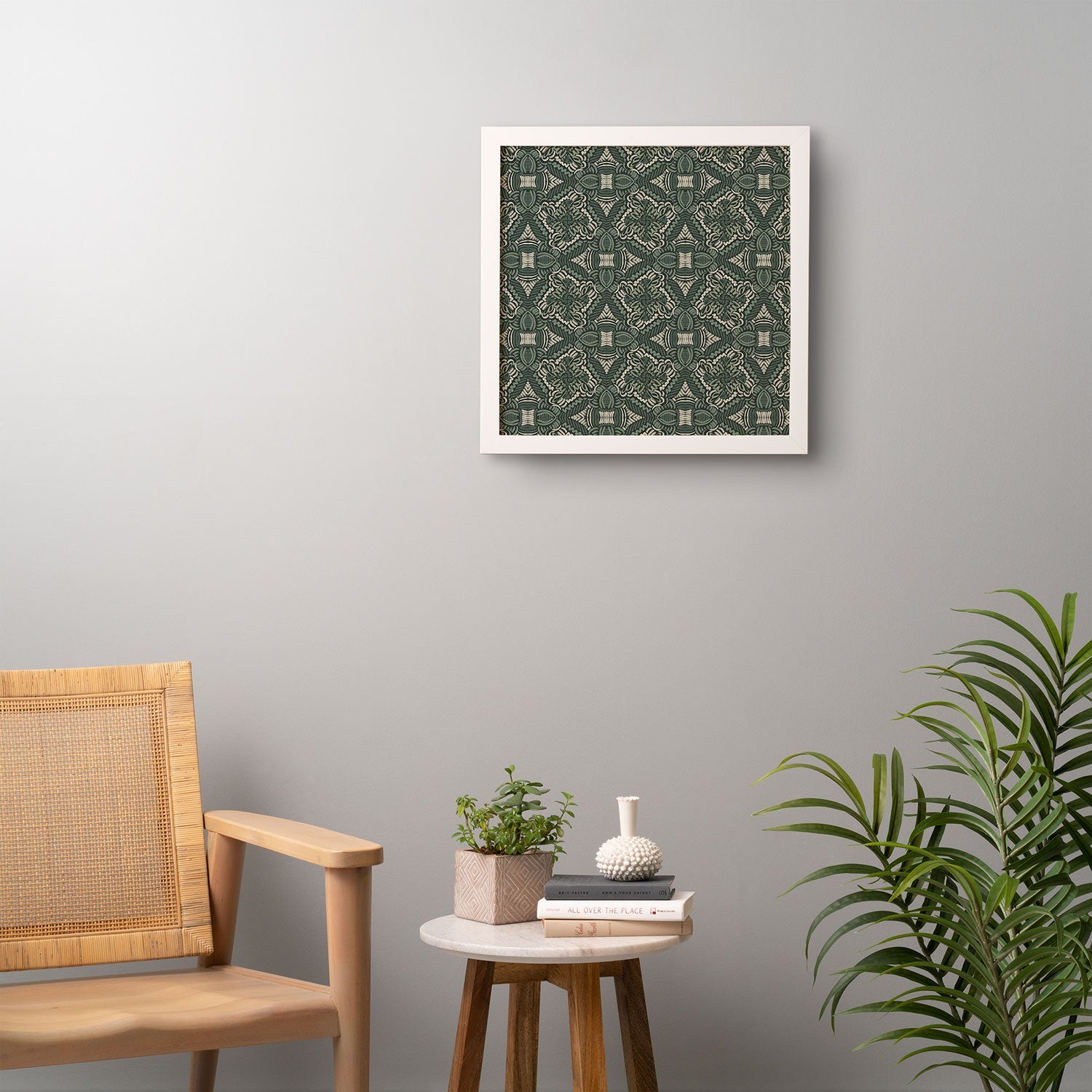 Marta Barragan Camarasa Intricate Forest Mosaic Framed Wall Art