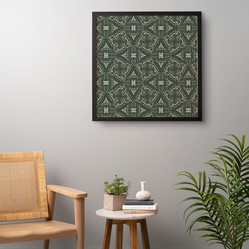 Marta Barragan Camarasa Intricate Forest Mosaic Framed Wall Art