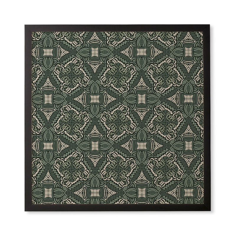 Marta Barragan Camarasa Intricate Forest Mosaic Framed Wall Art