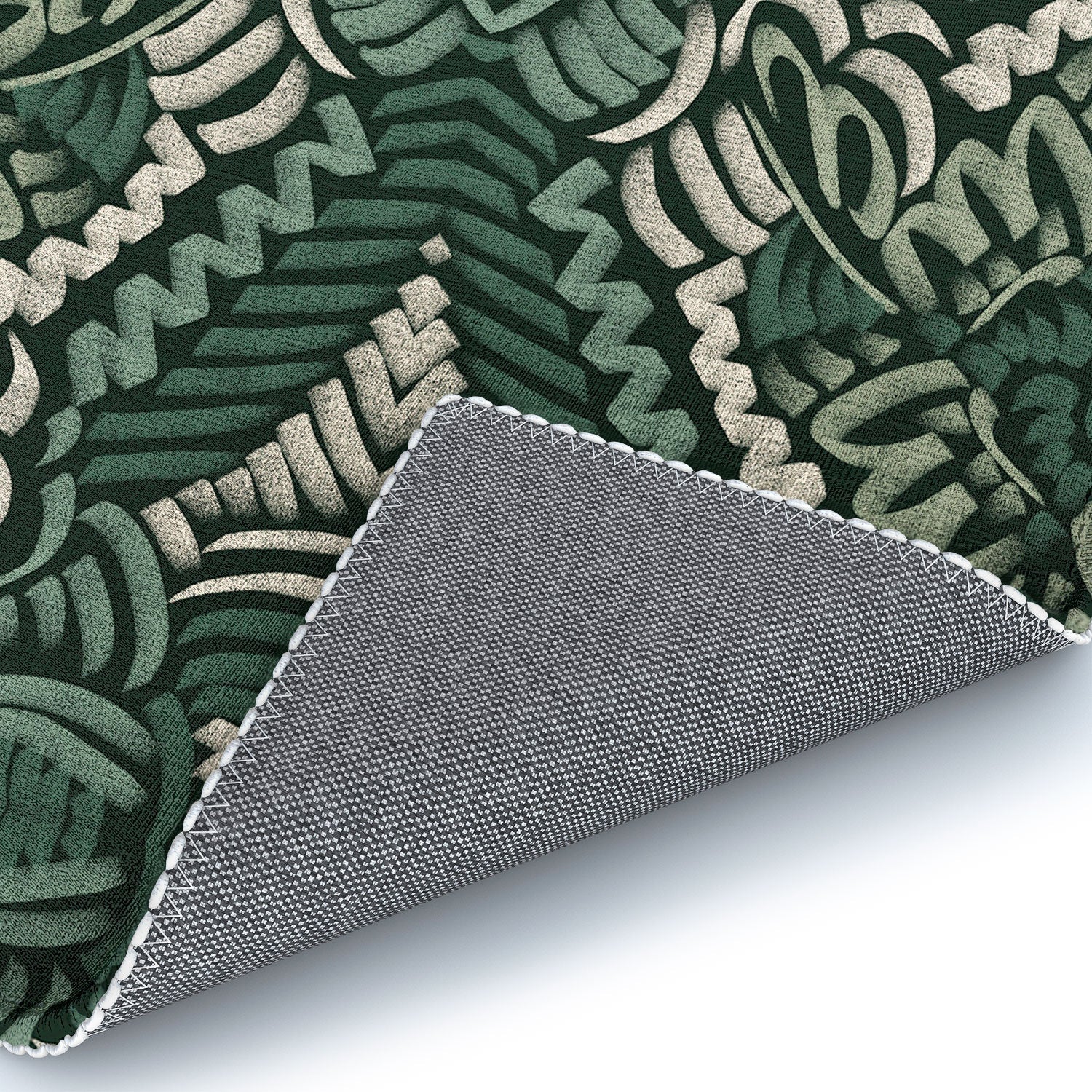 Marta Barragan Camarasa Intricate Forest Mosaic Area Rug