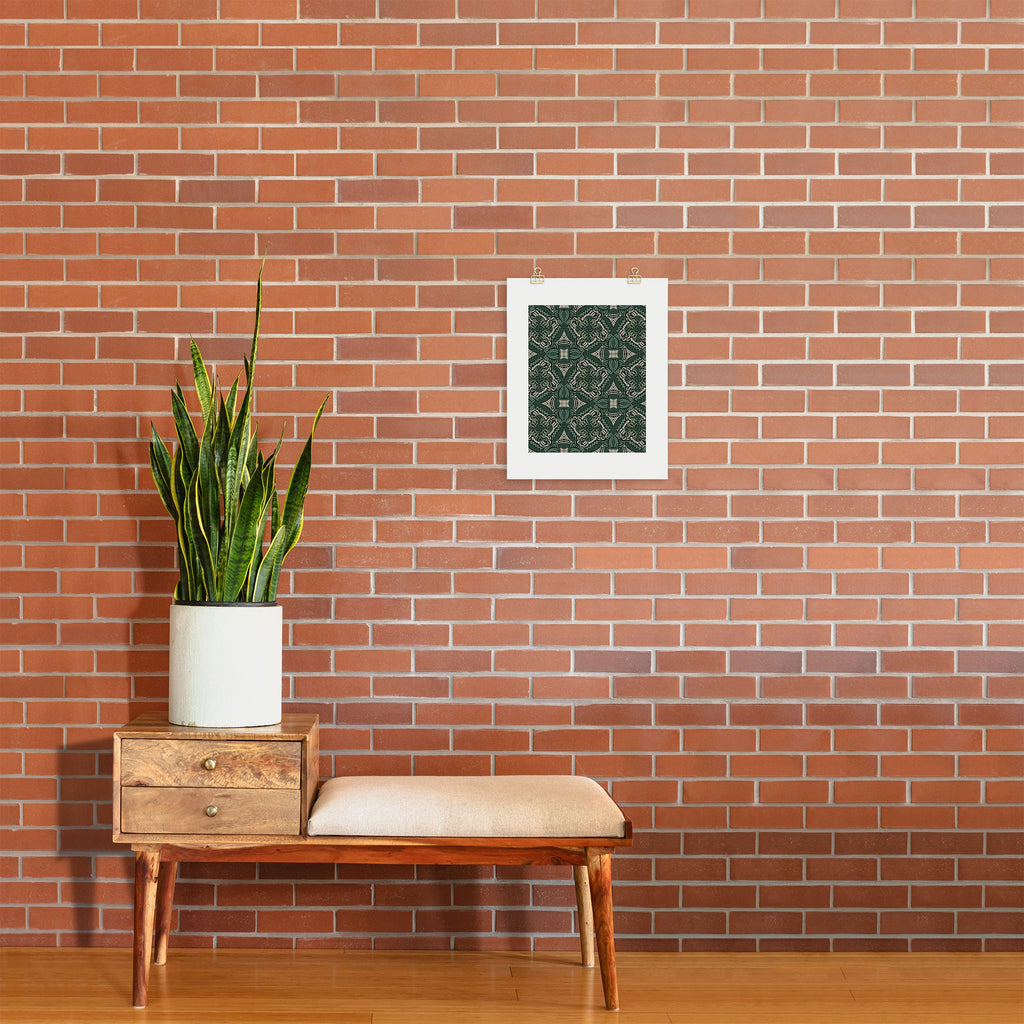 Marta Barragan Camarasa Intricate Forest Mosaic Art Print