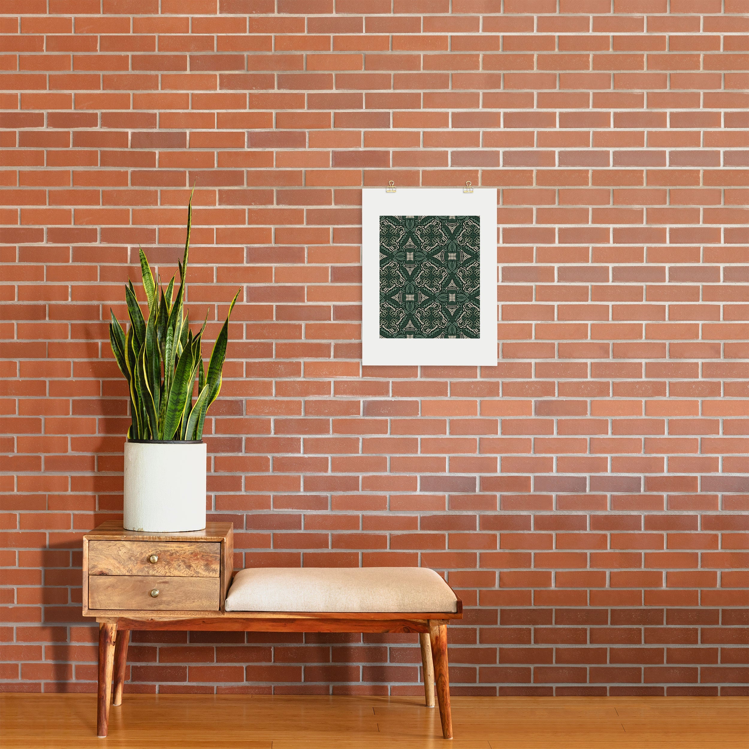 Marta Barragan Camarasa Intricate Forest Mosaic Art Print
