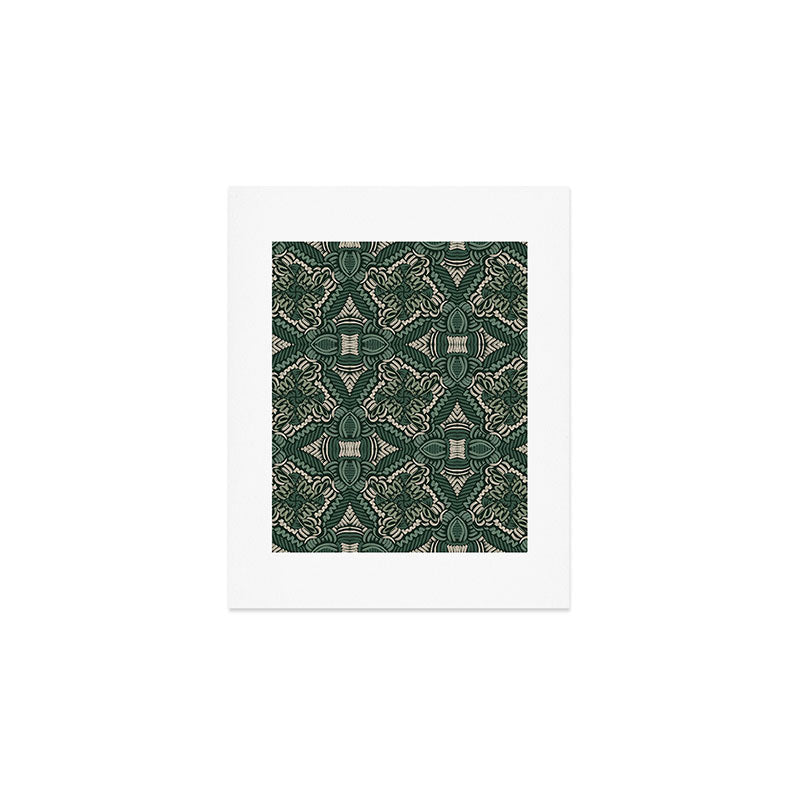Marta Barragan Camarasa Intricate Forest Mosaic Art Print