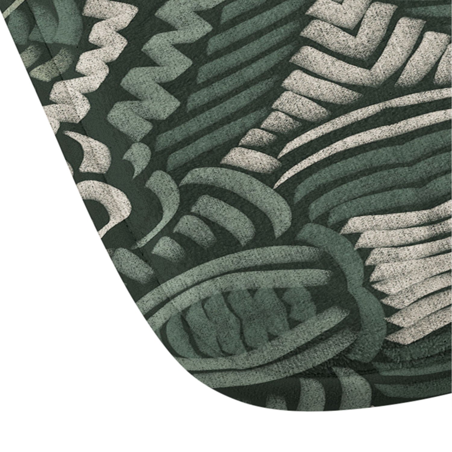Marta Barragan Camarasa Intricate Forest Mosaic Memory Foam Bath Mat