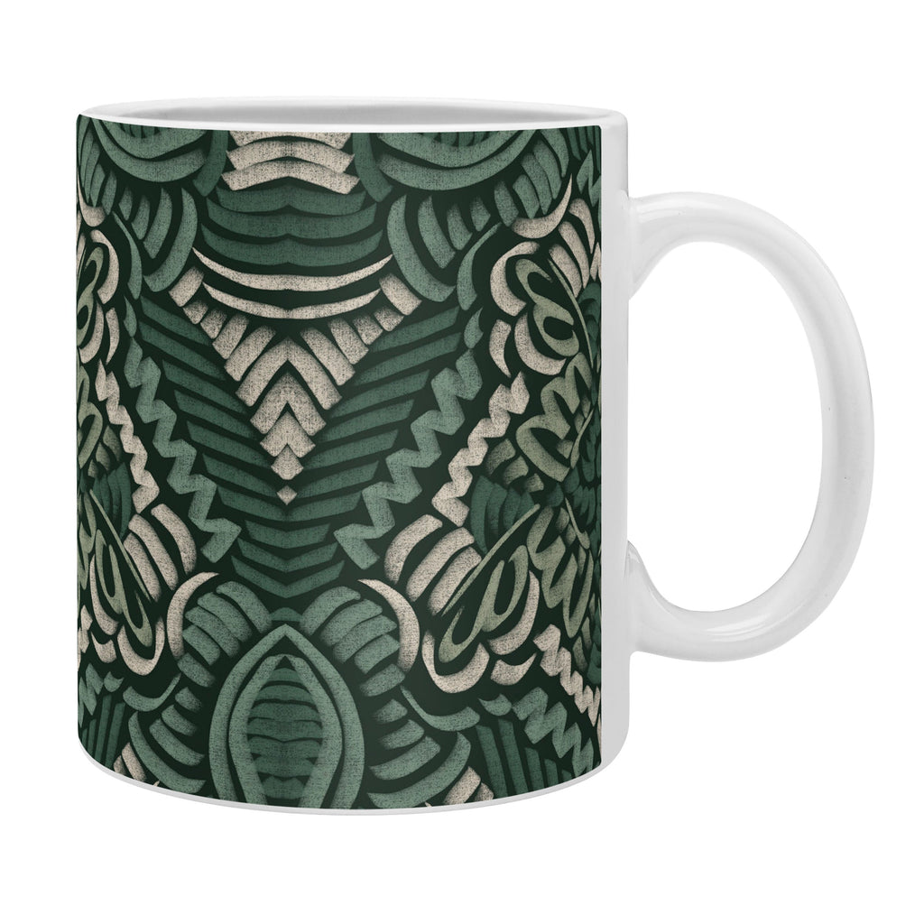 Marta Barragan Camarasa Intricate Forest Mosaic Coffee Mug
