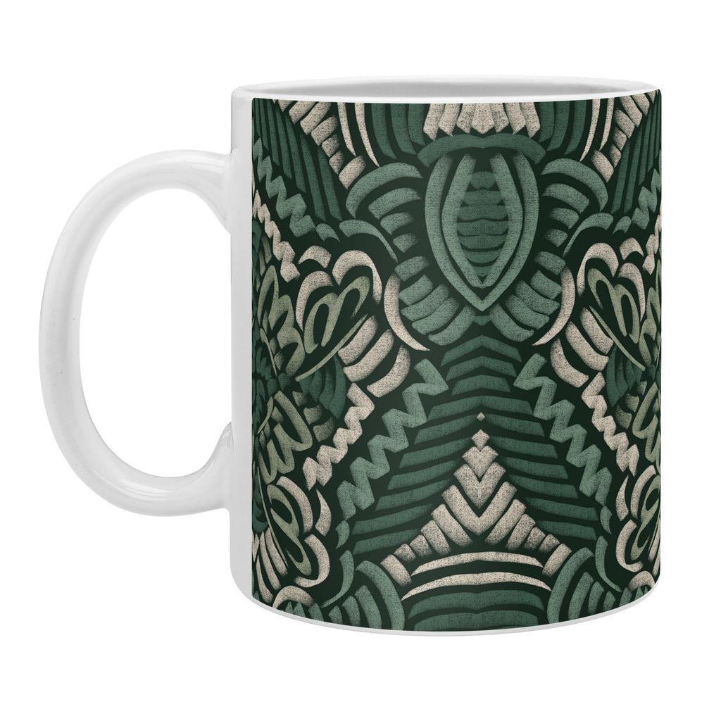 Marta Barragan Camarasa Intricate Forest Mosaic Coffee Mug