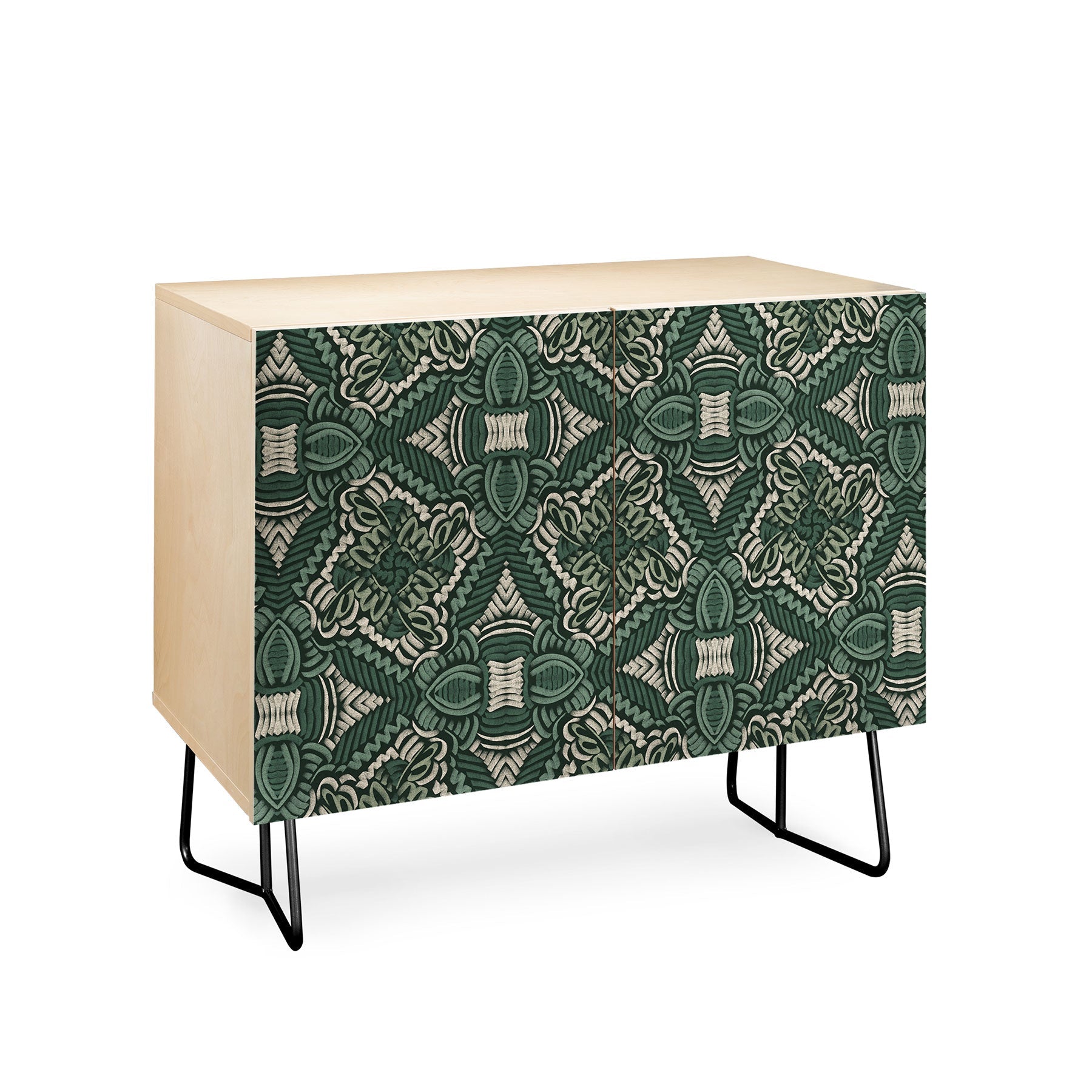 Marta Barragan Camarasa Intricate Forest Mosaic Credenza