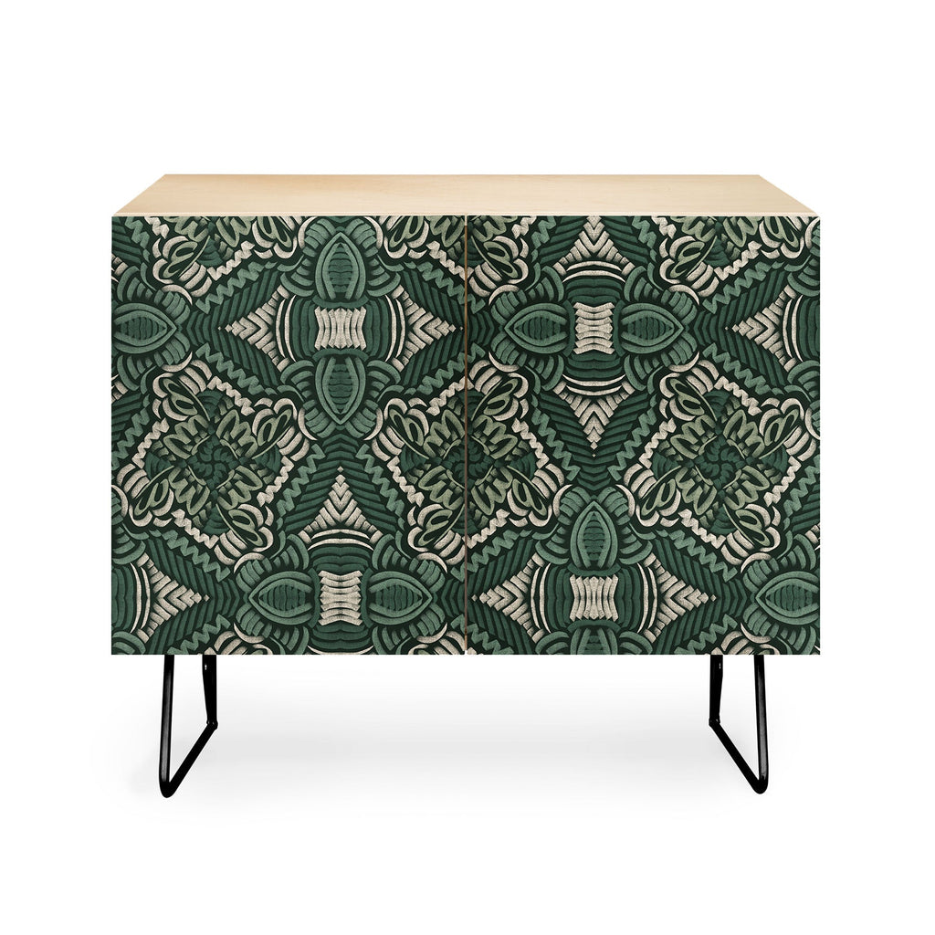 Marta Barragan Camarasa Intricate Forest Mosaic Credenza