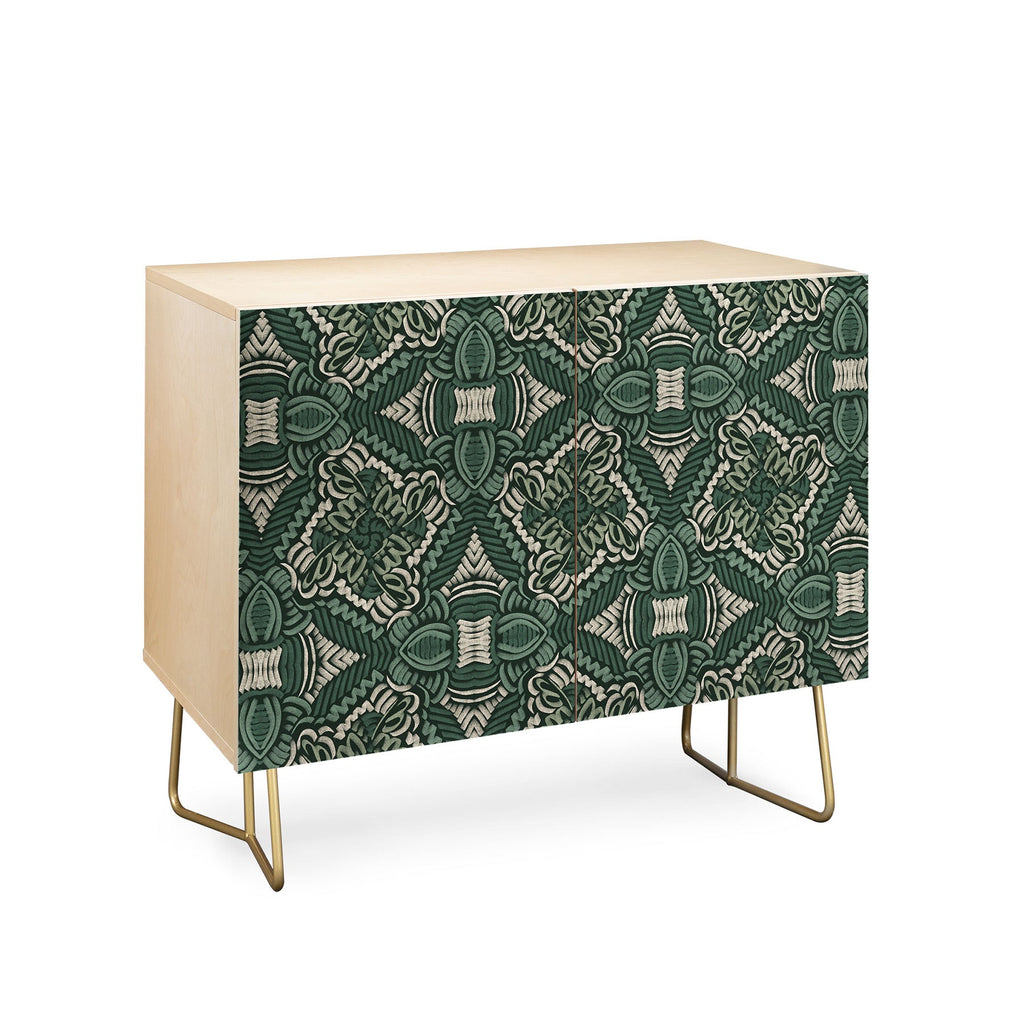 Marta Barragan Camarasa Intricate Forest Mosaic Credenza