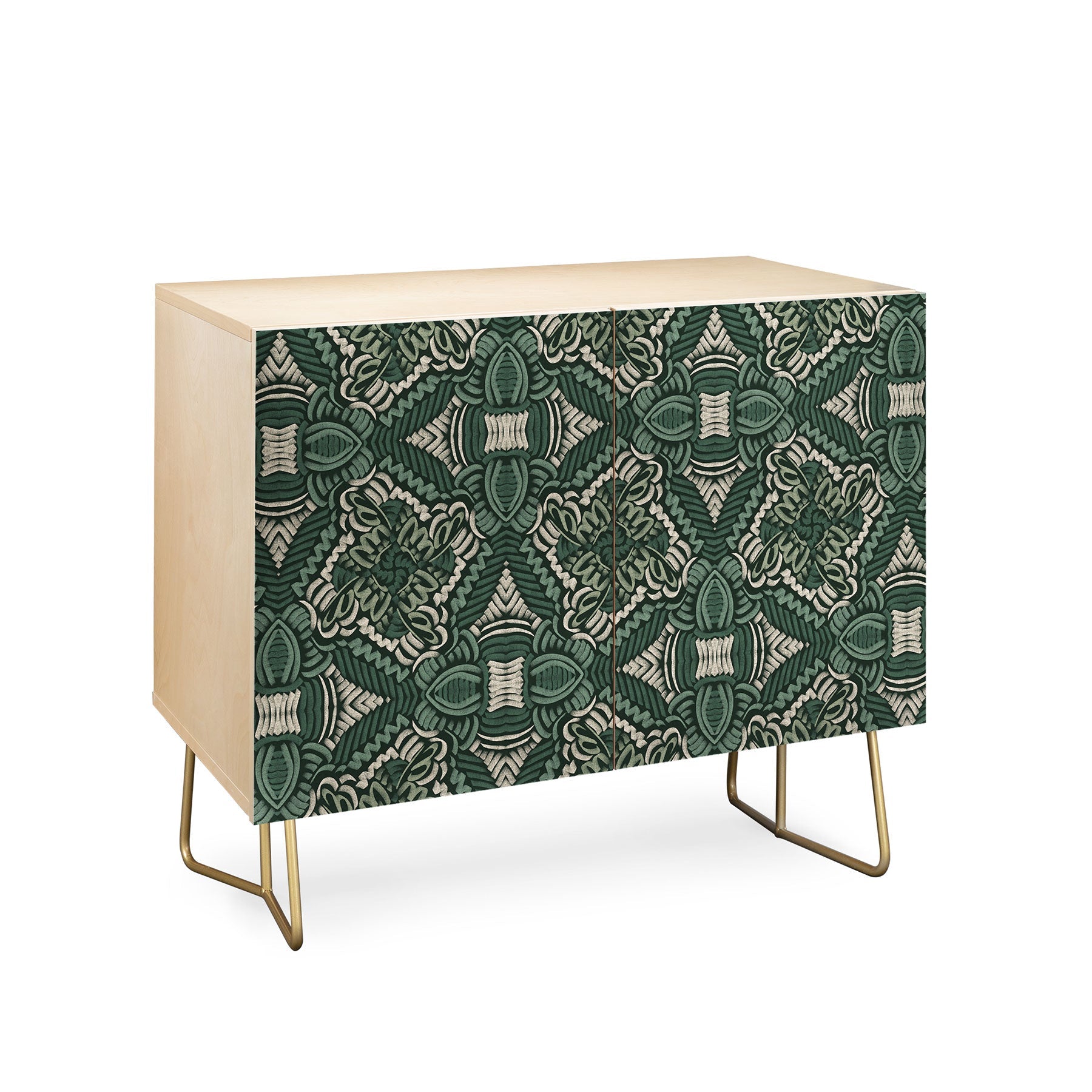 Marta Barragan Camarasa Intricate Forest Mosaic Credenza