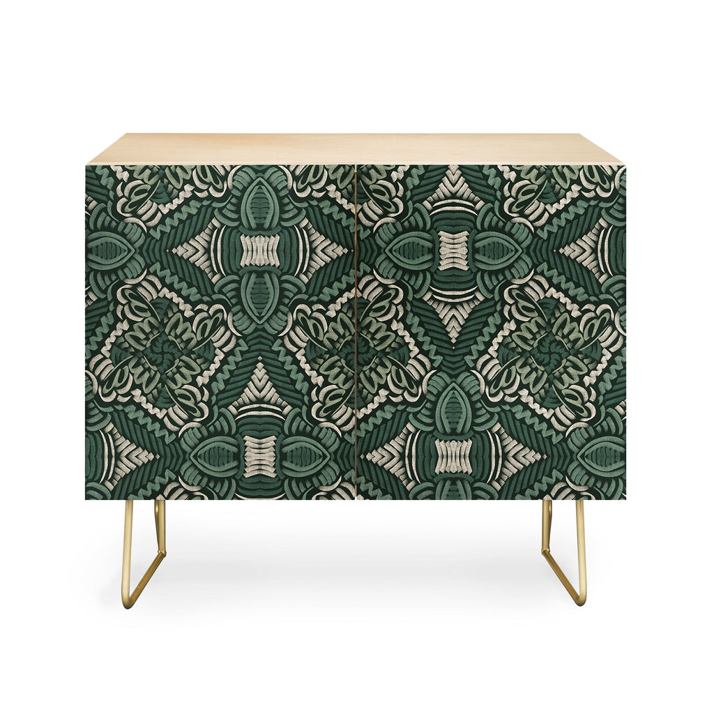 Marta Barragan Camarasa Intricate Forest Mosaic Credenza