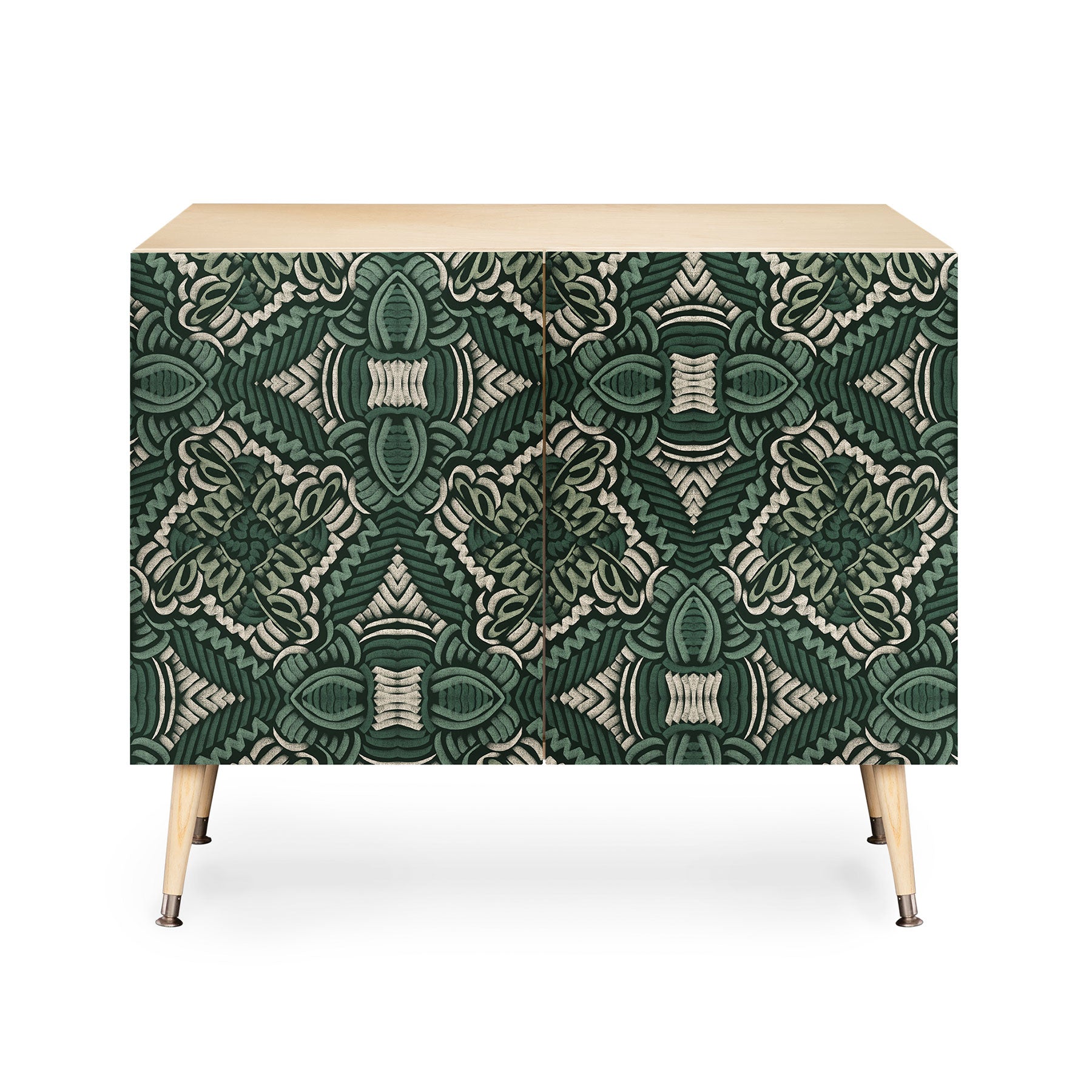 Marta Barragan Camarasa Intricate Forest Mosaic Credenza
