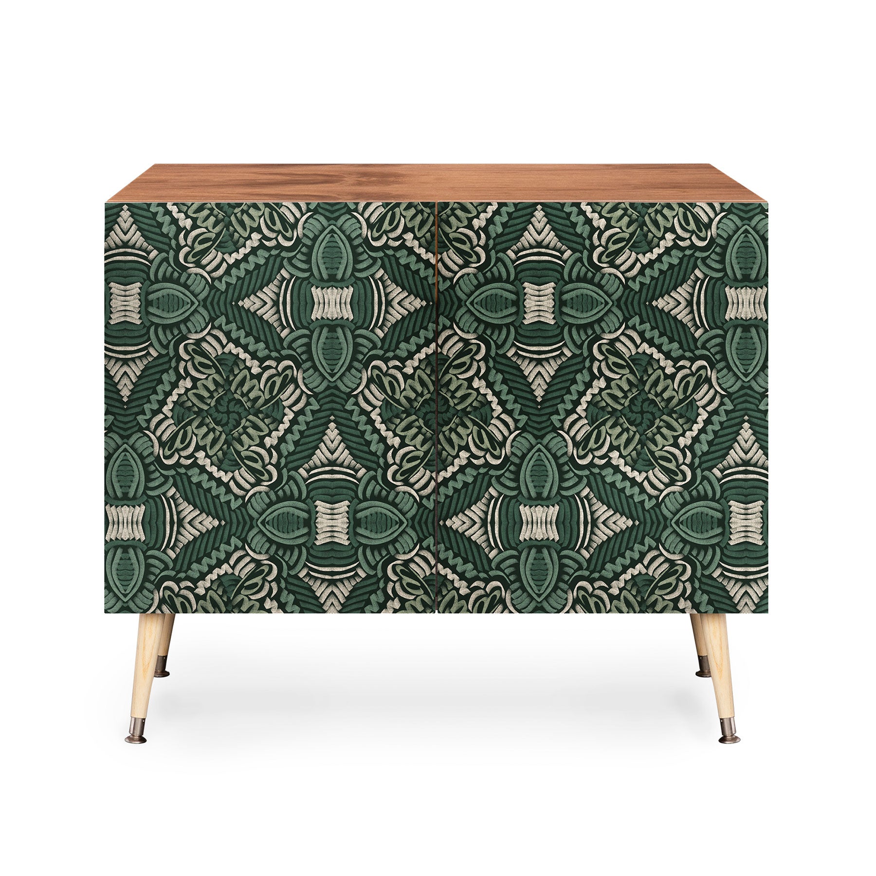 Marta Barragan Camarasa Intricate Forest Mosaic Credenza