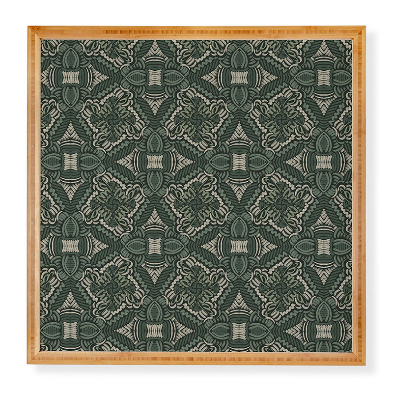 Marta Barragan Camarasa Intricate Forest Mosaic Framed Wall Art