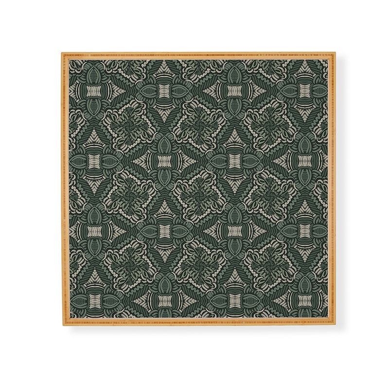 Marta Barragan Camarasa Intricate Forest Mosaic Framed Wall Art
