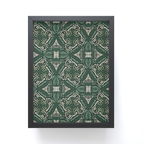 Marta Barragan Camarasa Intricate Forest Mosaic Framed Mini Art Print