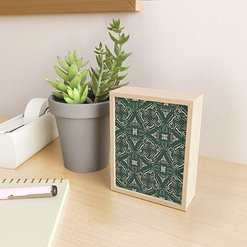 Marta Barragan Camarasa Intricate Forest Mosaic Framed Mini Art Print