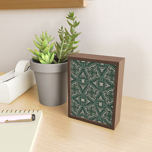 Marta Barragan Camarasa Intricate Forest Mosaic Framed Mini Art Print