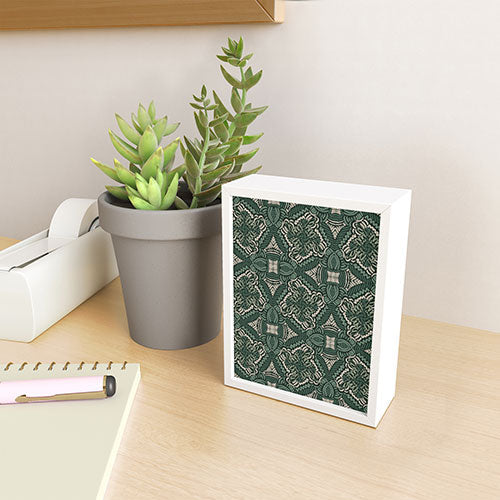 Marta Barragan Camarasa Intricate Forest Mosaic Framed Mini Art Print