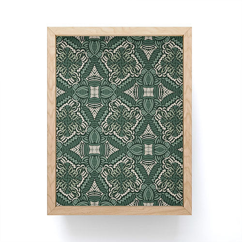 Marta Barragan Camarasa Intricate Forest Mosaic Framed Mini Art Print