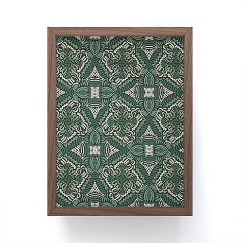Marta Barragan Camarasa Intricate Forest Mosaic Framed Mini Art Print