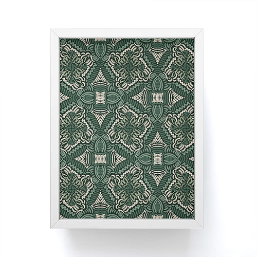 Marta Barragan Camarasa Intricate Forest Mosaic Framed Mini Art Print