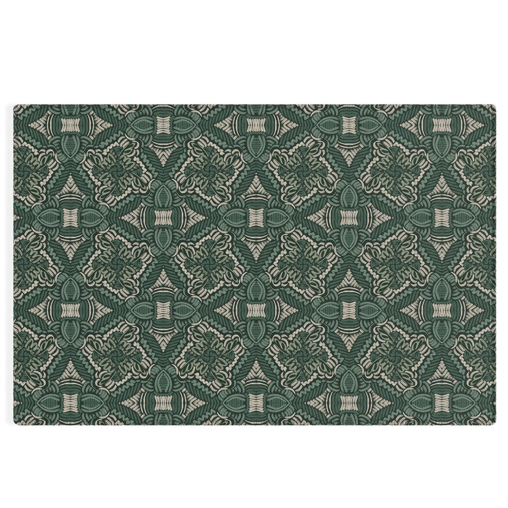 Marta Barragan Camarasa Intricate Forest Mosaic Outdoor Rug