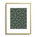 Marta Barragan Camarasa Intricate Forest Mosaic Metal Framed Art Print