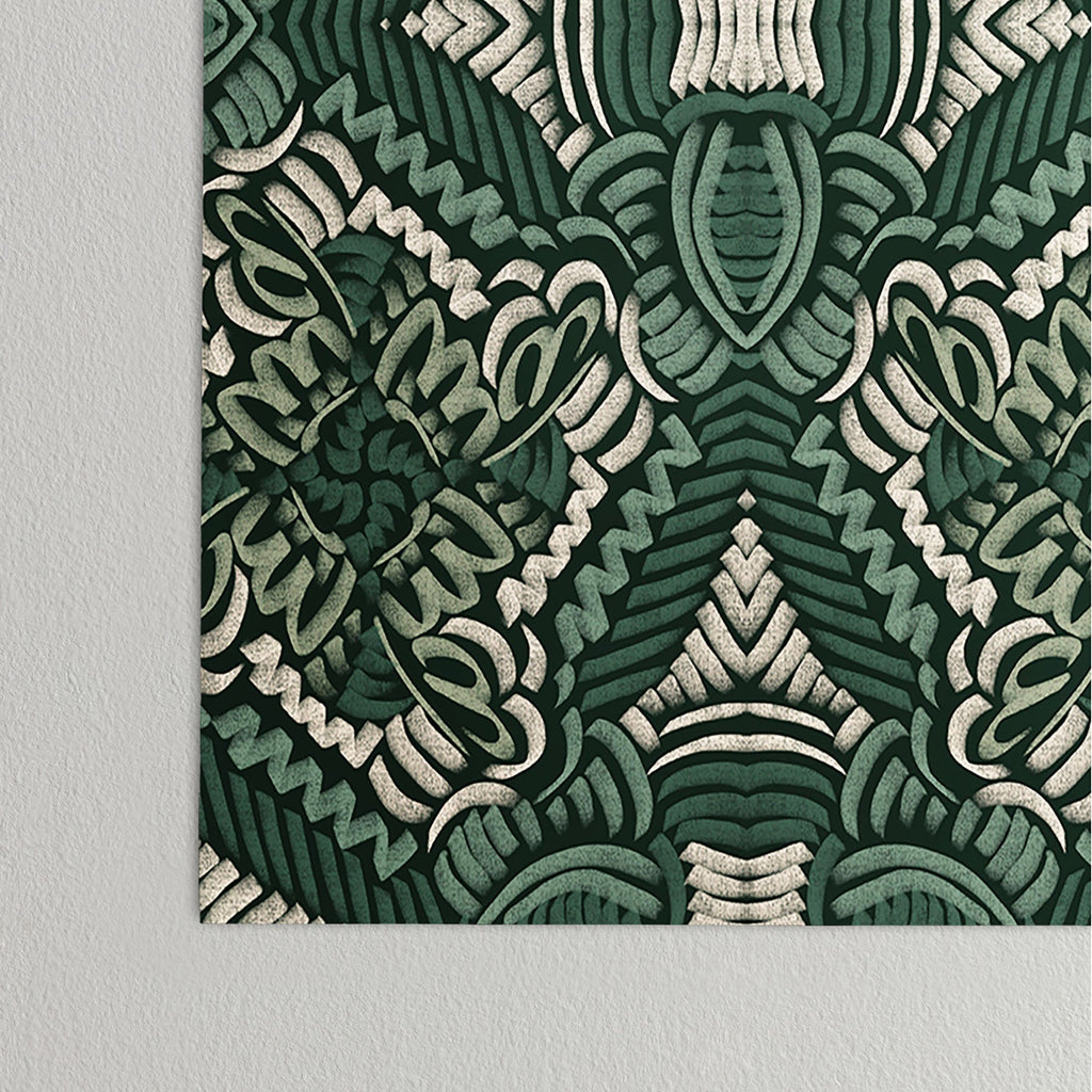 Marta Barragan Camarasa Intricate Forest Mosaic Poster
