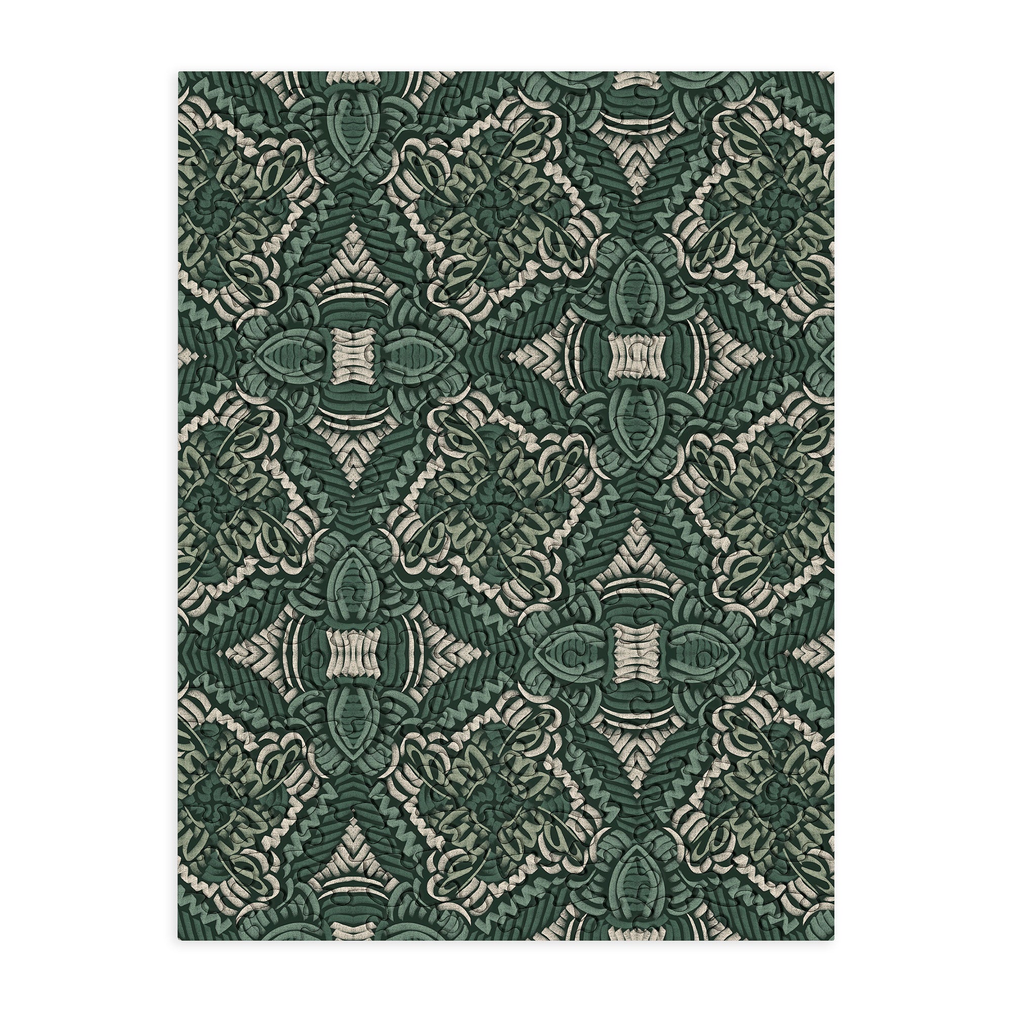 Marta Barragan Camarasa Intricate Forest Mosaic Puzzle