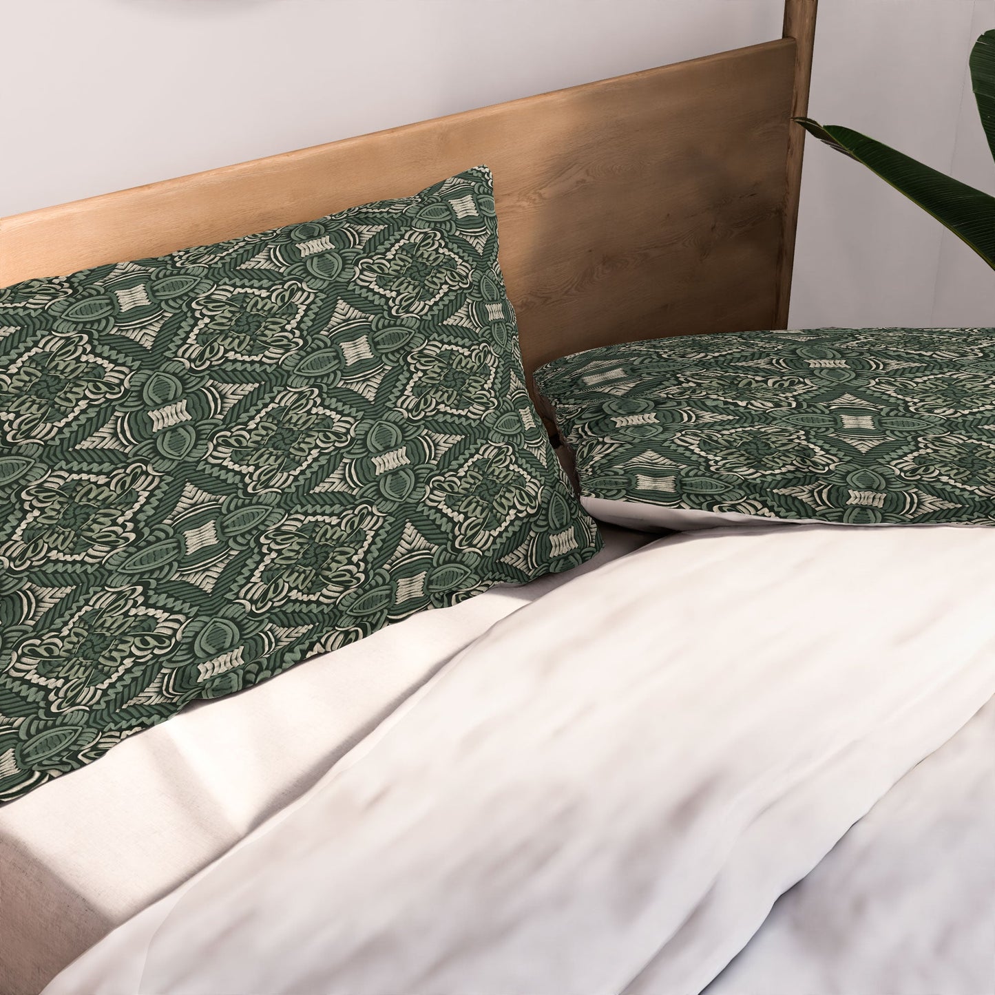 Marta Barragan Camarasa Intricate Forest Mosaic Pillow Shams