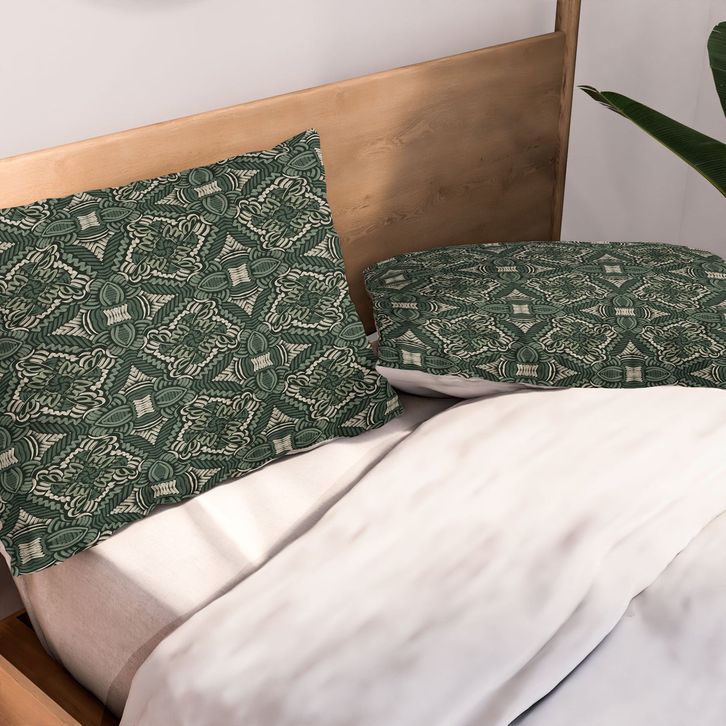 Marta Barragan Camarasa Intricate Forest Mosaic Pillow Shams