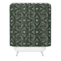 Marta Barragan Camarasa Intricate Forest Mosaic Shower Curtain