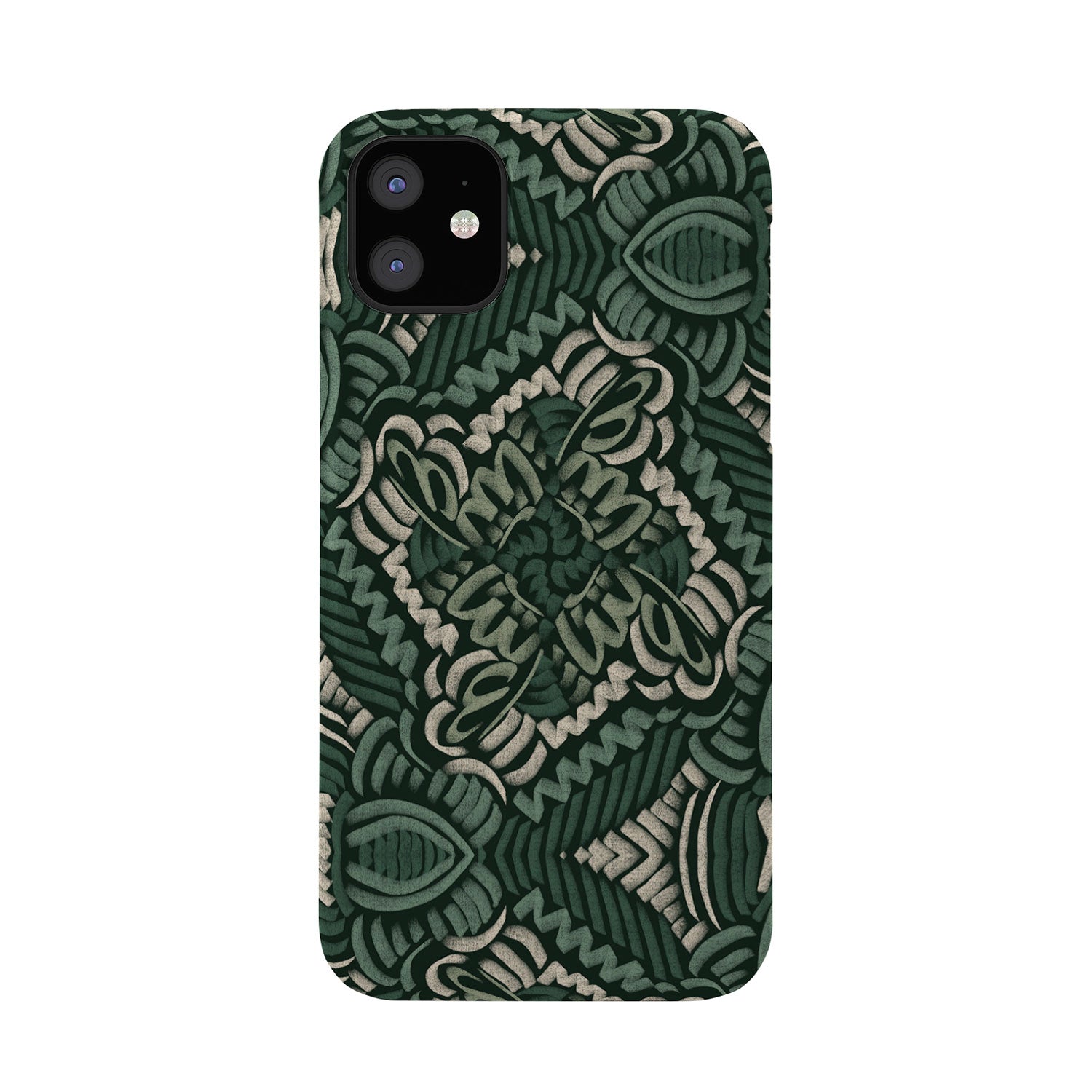 Marta Barragan Camarasa Intricate Forest Mosaic Phone Case