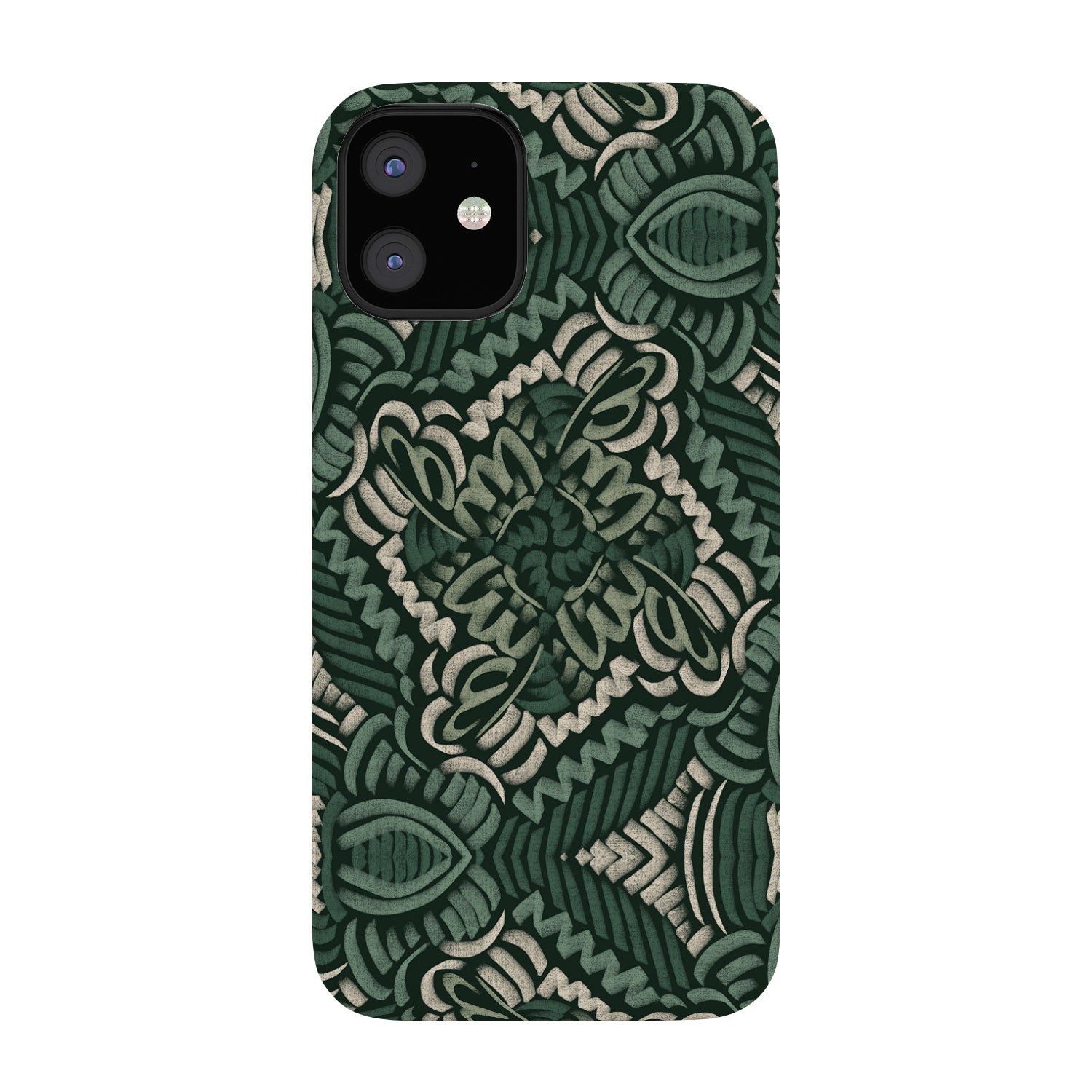 Marta Barragan Camarasa Intricate Forest Mosaic Phone Case
