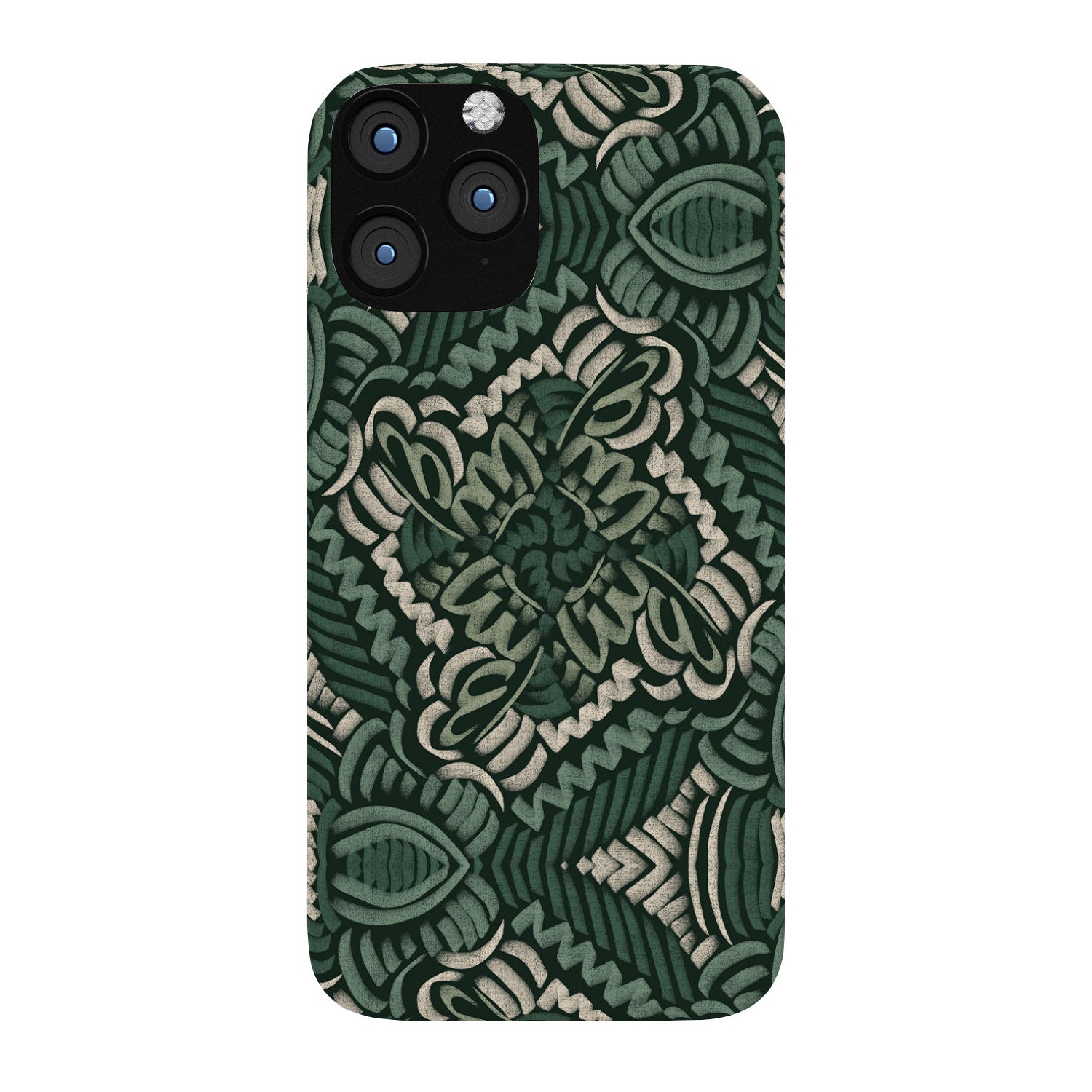 Marta Barragan Camarasa Intricate Forest Mosaic Phone Case
