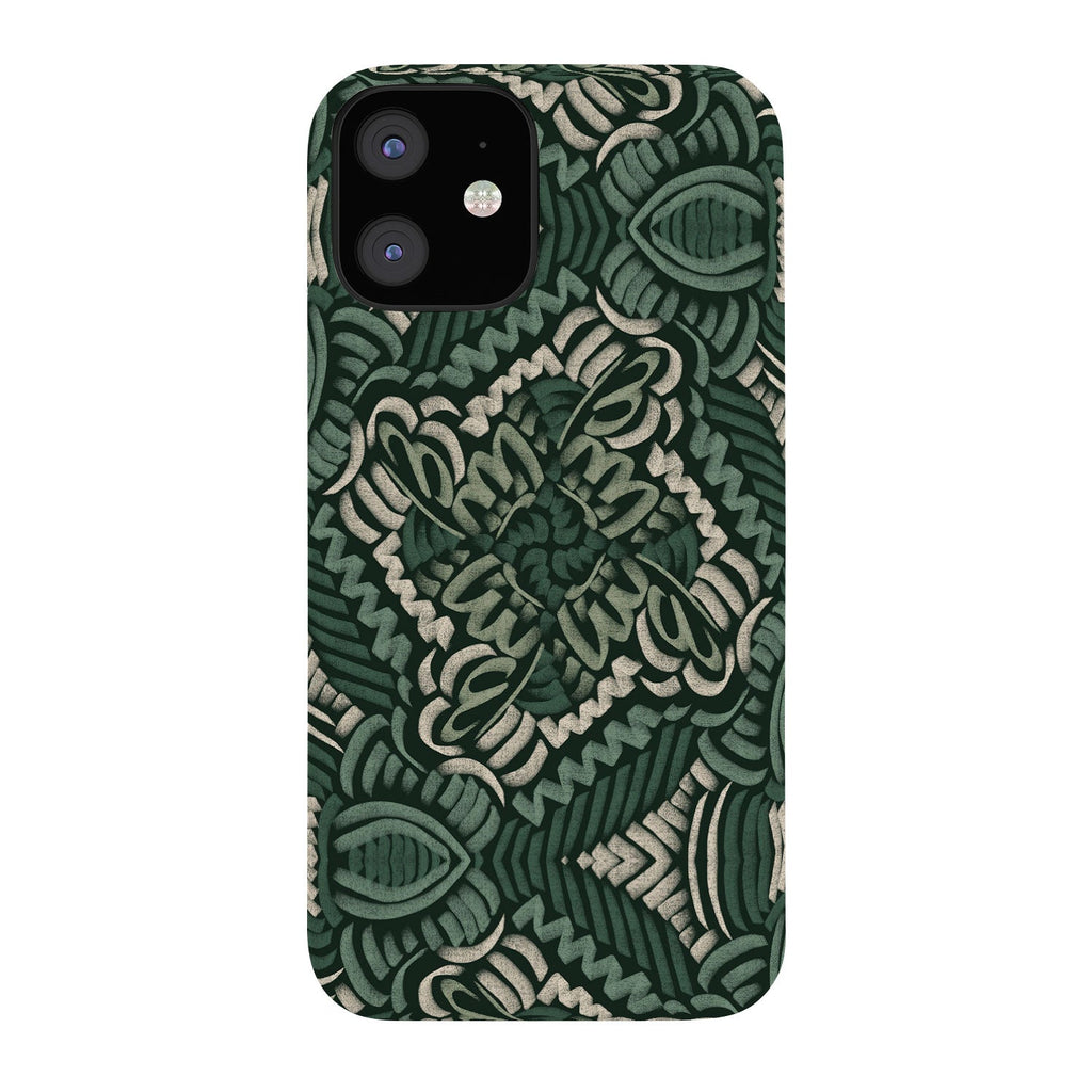 Marta Barragan Camarasa Intricate Forest Mosaic Phone Case