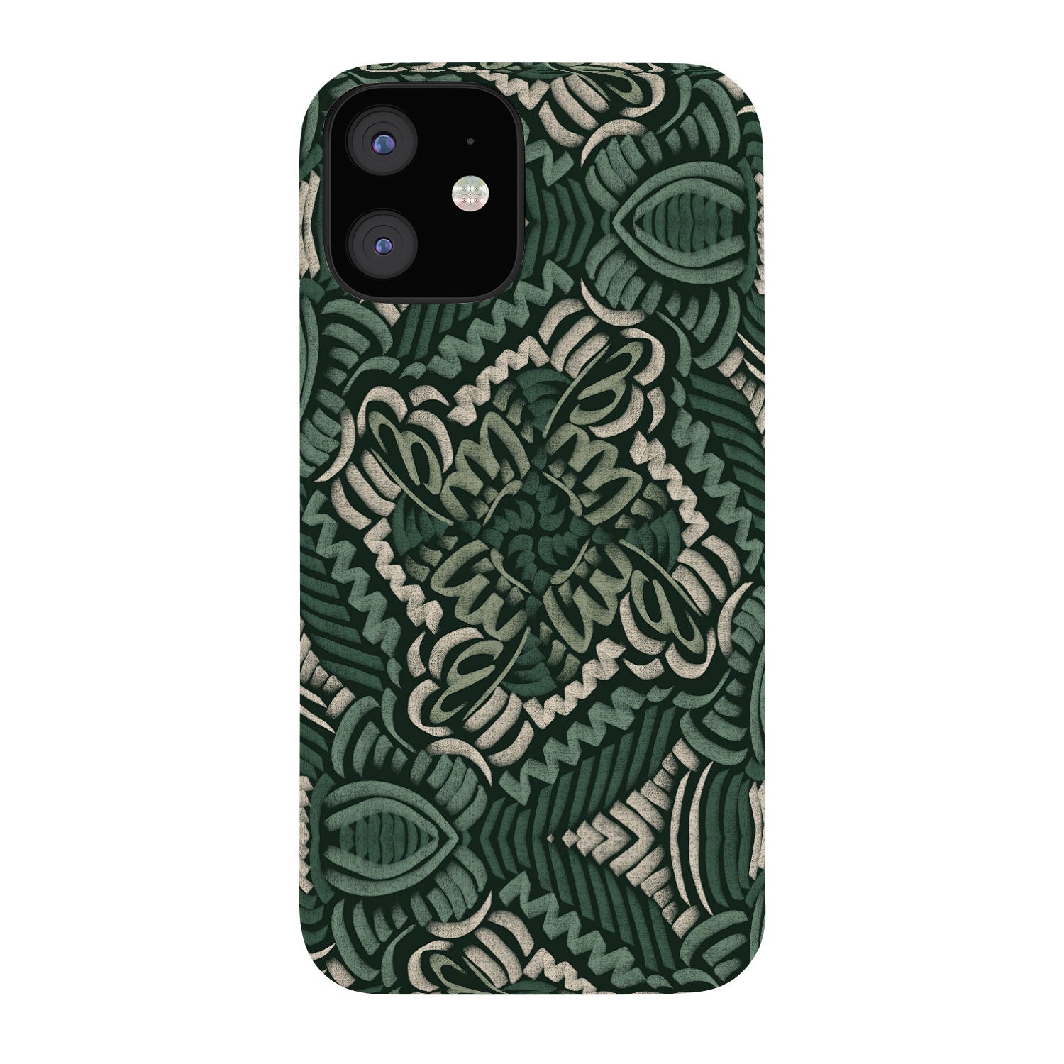 Marta Barragan Camarasa Intricate Forest Mosaic Phone Case