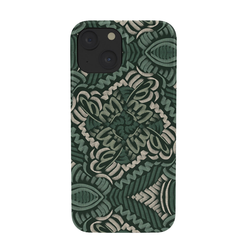 Marta Barragan Camarasa Intricate Forest Mosaic Phone Case