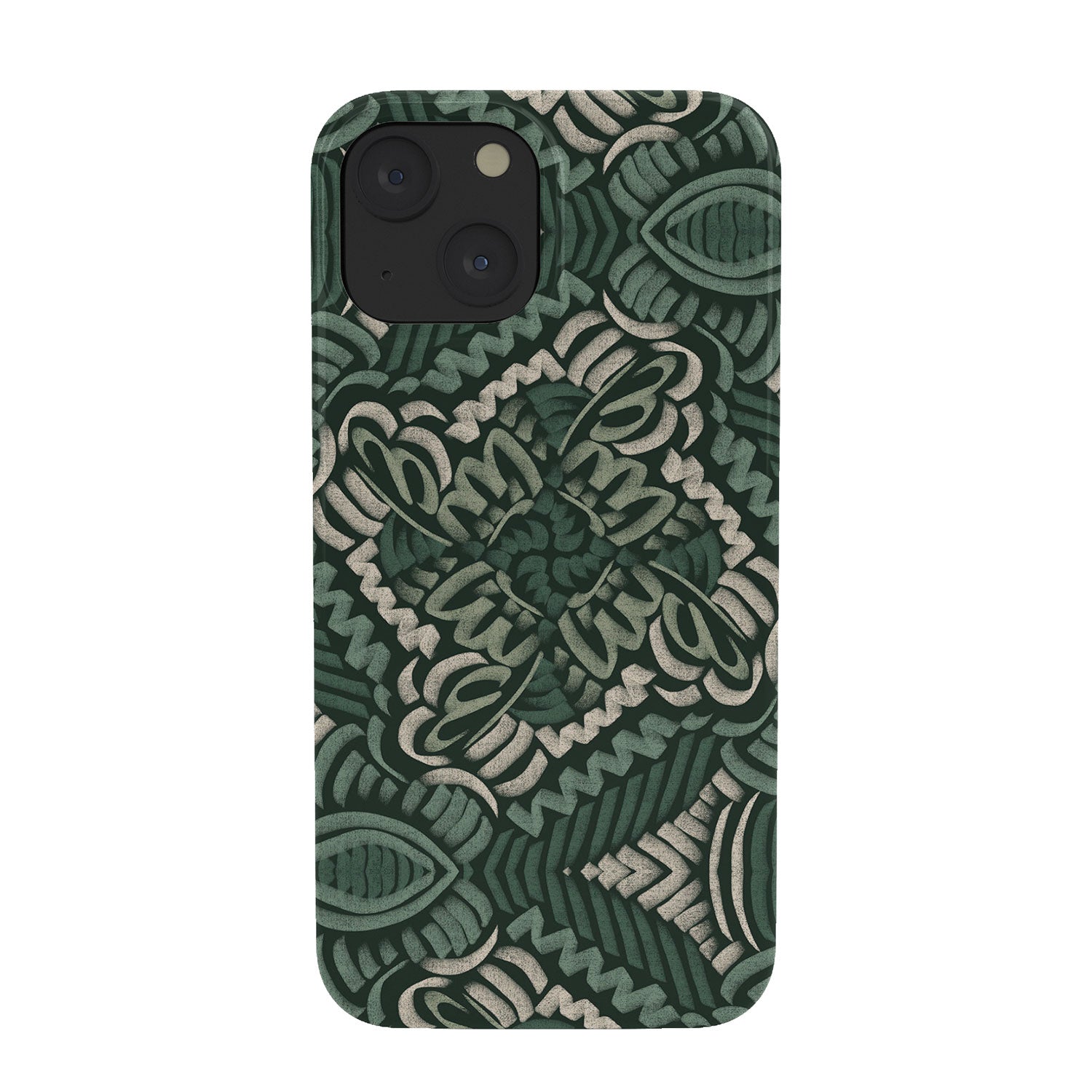 Marta Barragan Camarasa Intricate Forest Mosaic Phone Case