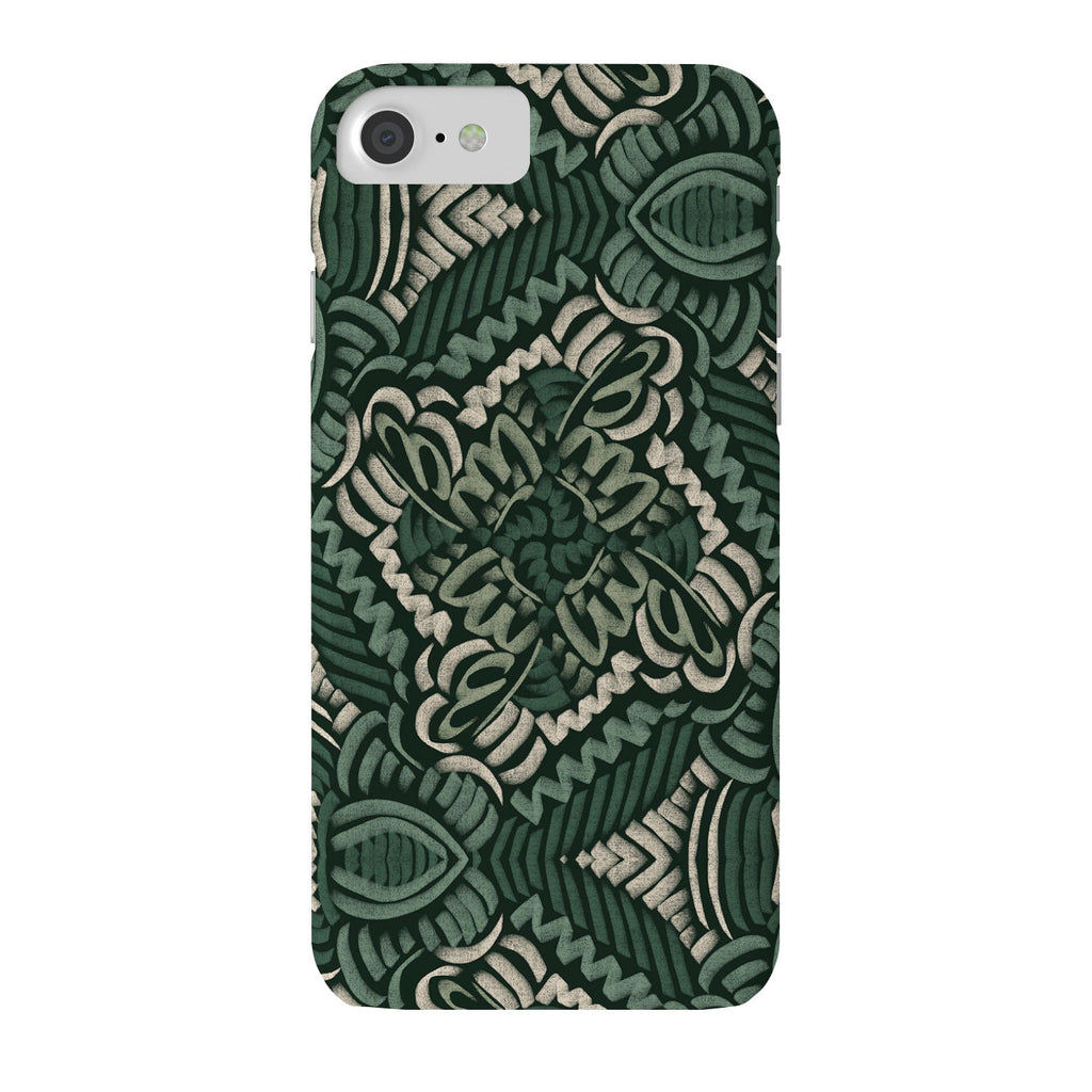 Marta Barragan Camarasa Intricate Forest Mosaic Phone Case