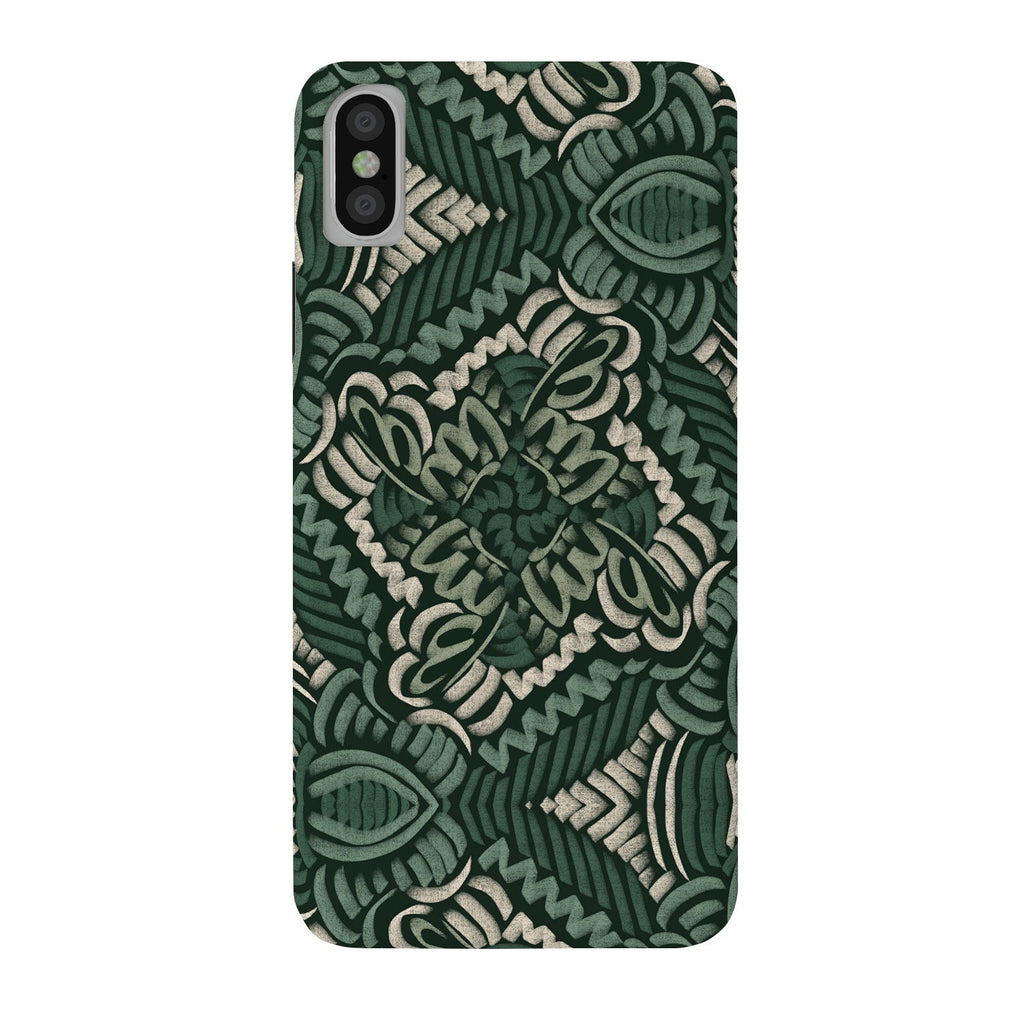 Marta Barragan Camarasa Intricate Forest Mosaic Phone Case