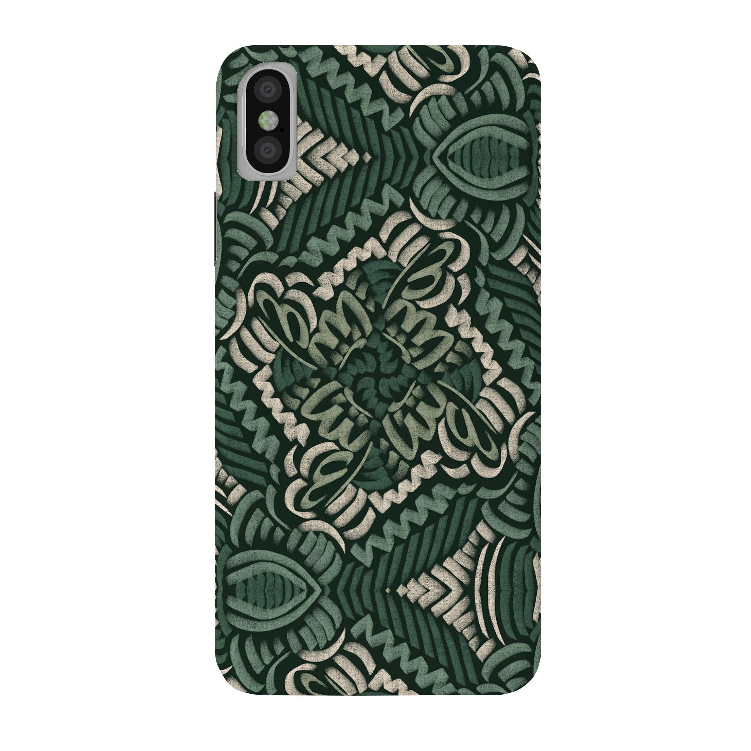 Marta Barragan Camarasa Intricate Forest Mosaic Phone Case
