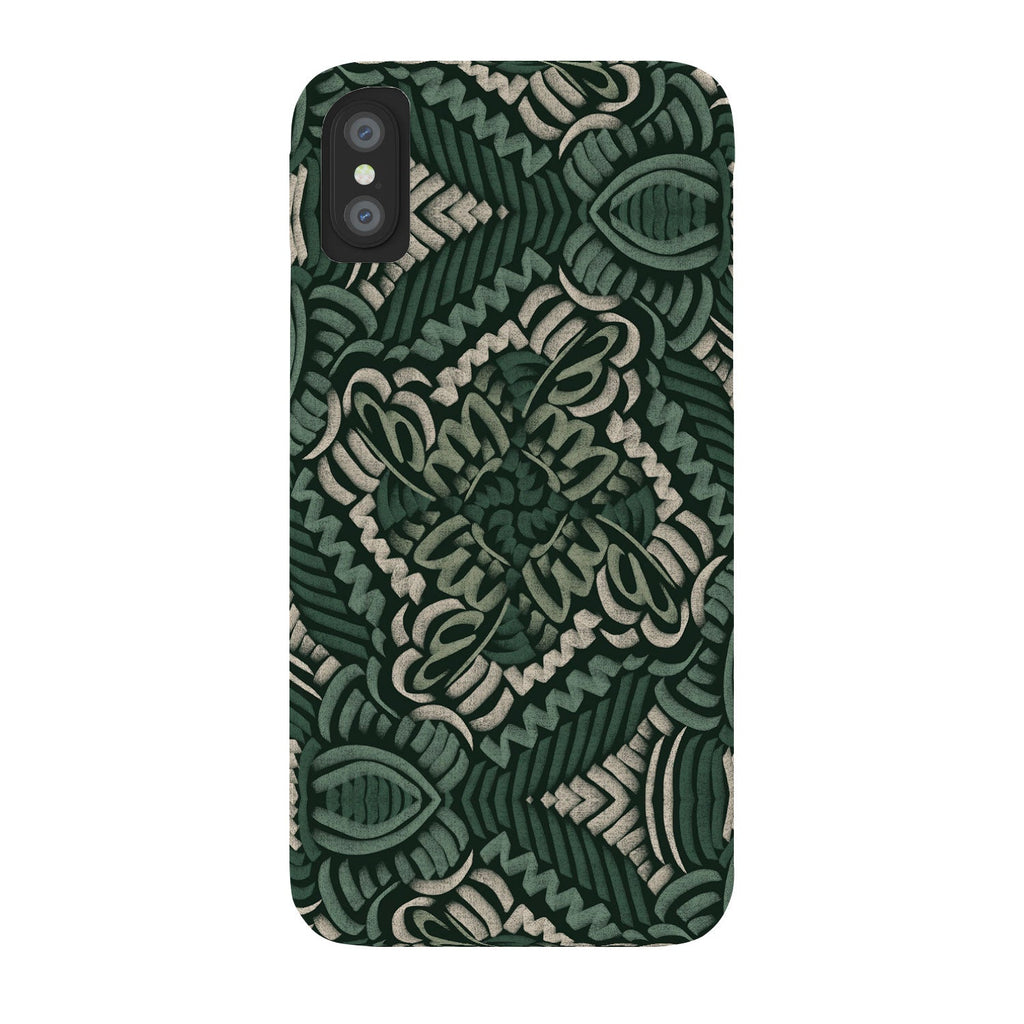 Marta Barragan Camarasa Intricate Forest Mosaic Phone Case