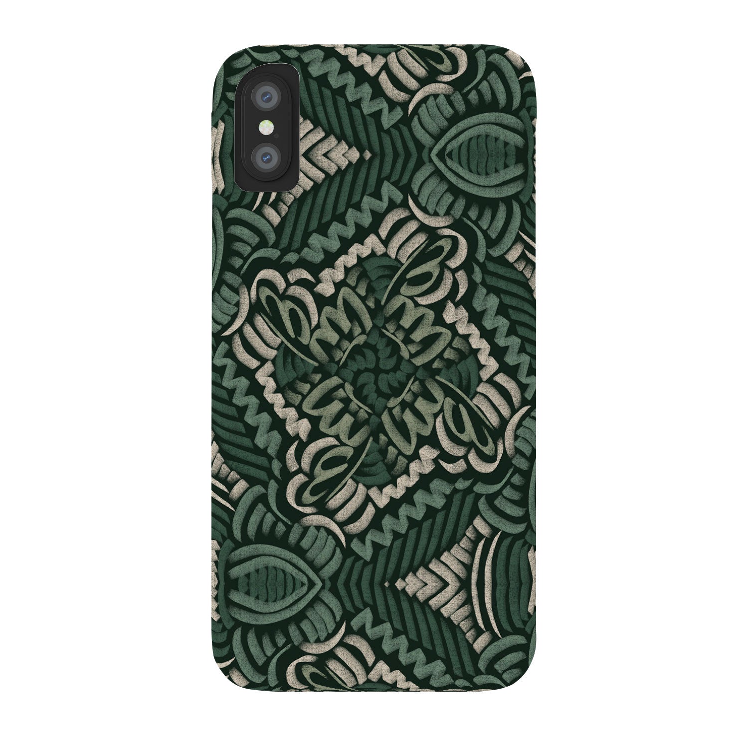 Marta Barragan Camarasa Intricate Forest Mosaic Phone Case