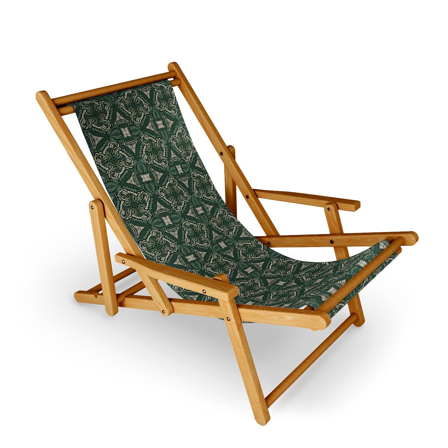 Marta Barragan Camarasa Intricate Forest Mosaic Sling Chair